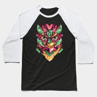 Robo Owl design Baseball T-Shirt